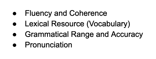 IELTS Speaking Band Descriptors